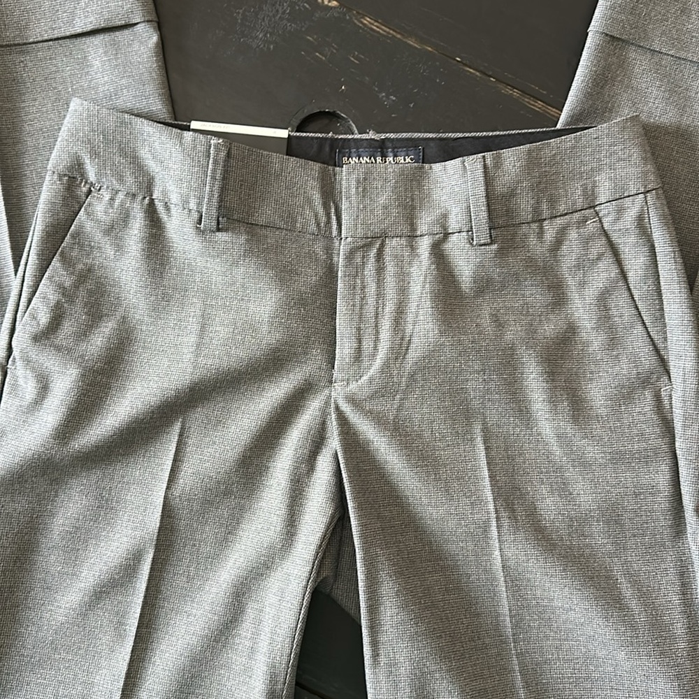 Banana Republic Jackson Fit Trousers - Charcoal Gray - Picture 13 of 16